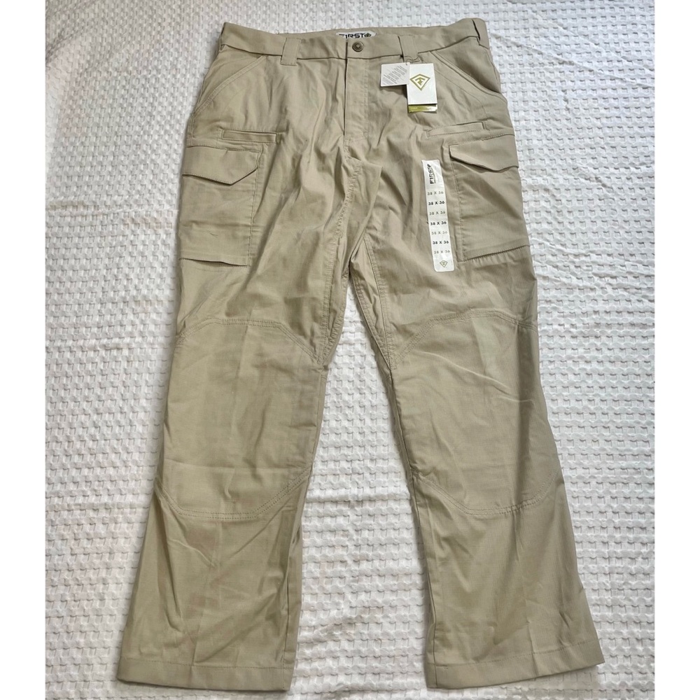 First Tactical V2 Pants 38x32 Men’s NWT Ripstop Cargo Khaki Tan‎